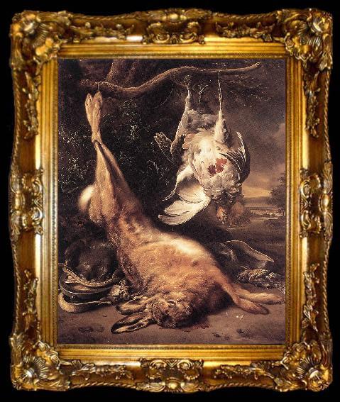 framed  WEENIX, Jan Dead Hare and Partridges, ta009-2